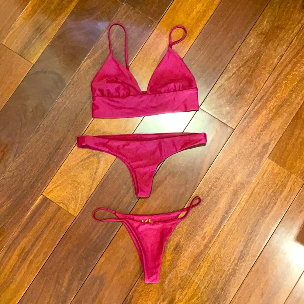 Top and Thongs Bottom Set - KB SWIM
